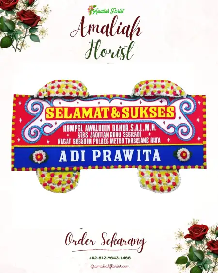 Papan Bunga Ucapan Selamat Temuwuh